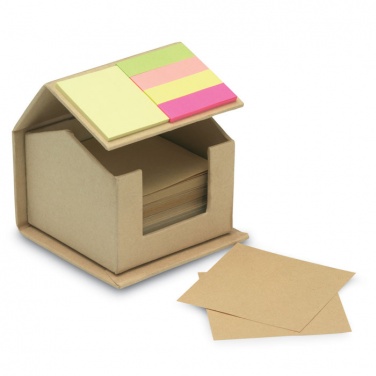 Logo trade promotional item photo of: Memo/sticky notes pad recycled